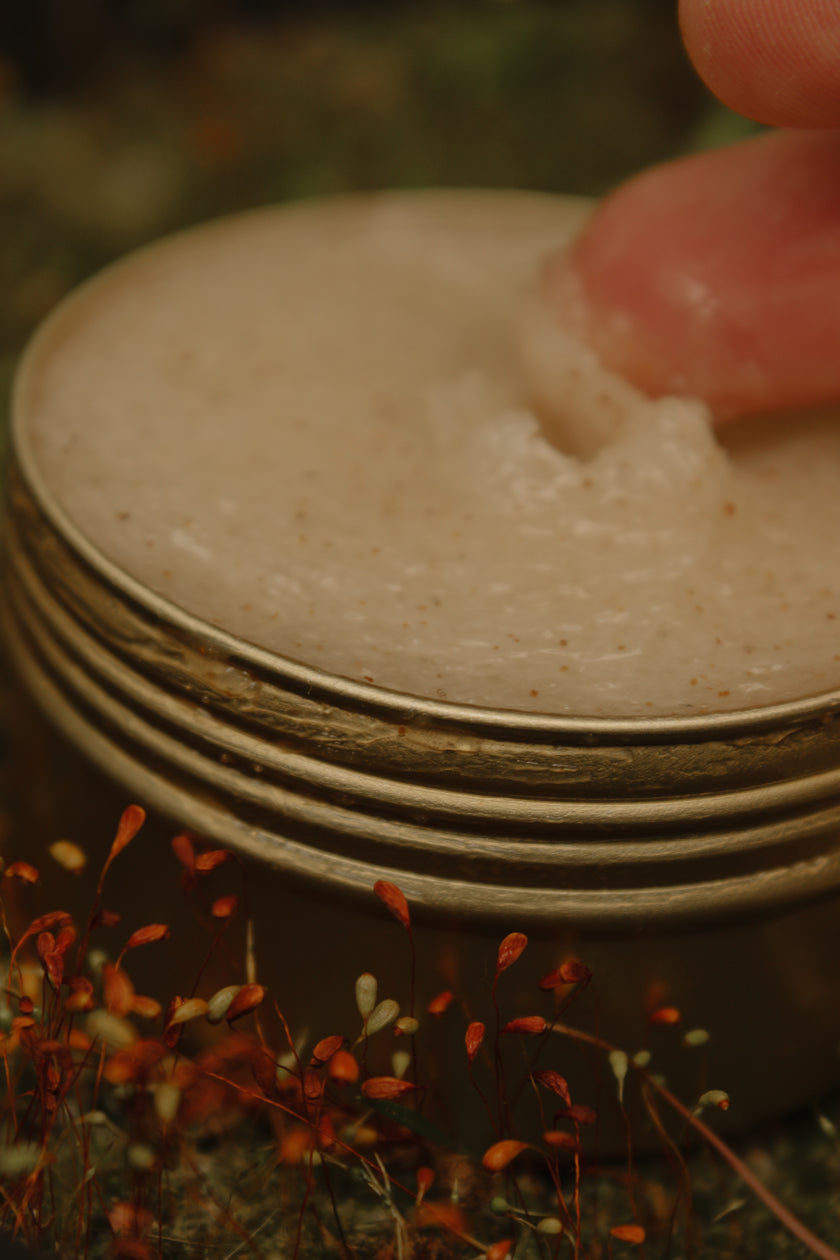 Natural Face Scrub - Fern light
