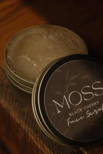 Natural Face Scrub - Black Cherry