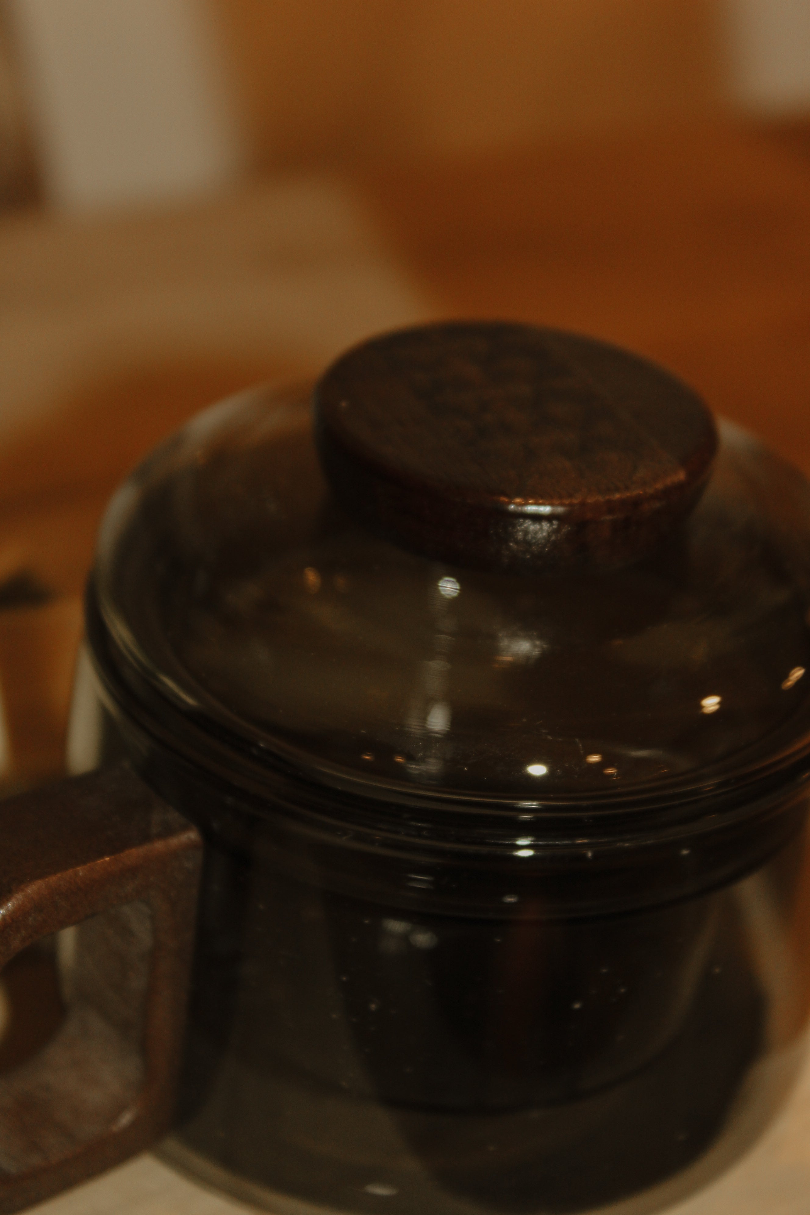 Glass Tea strainer mug