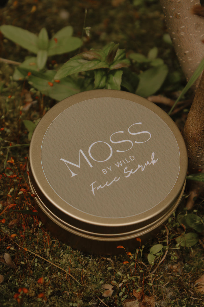 Natural Face Scrub - Fern light