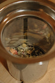 Glass Tea Mug with Wooden Lid & Strainer